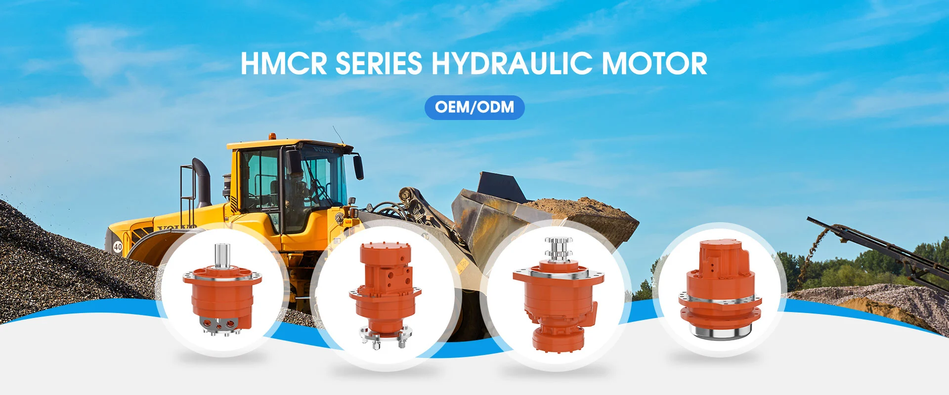 Serie HMCR Motor de motor hidráulico